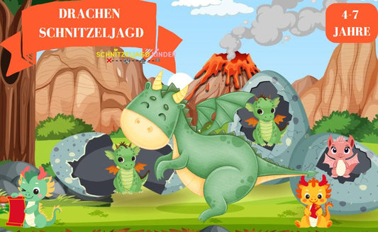 Drachen- Party -mit -Drachen- Schnitzeljagd- Für- Kinder