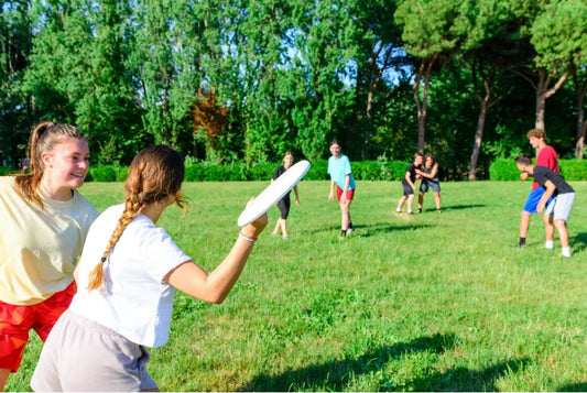 Frisbee-Wettkampf -spiel