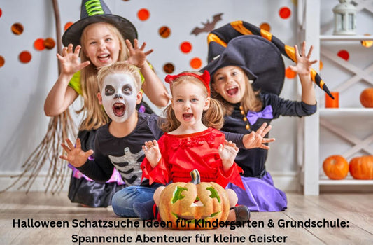 Halloween Schnitzeljagd Ideen für Kindergarten & Grundschulkinder