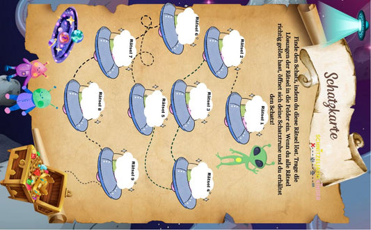 Alien-Schatzsuche: Rettungsmission auf der Erde ab 8 Jahren