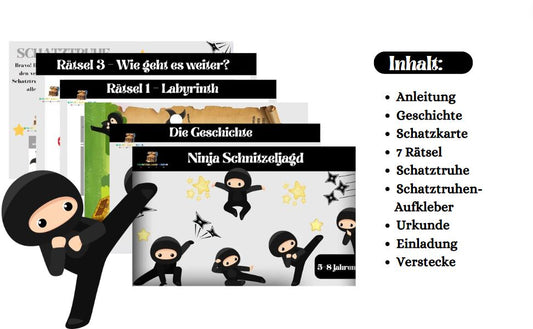 Ninja-Schnitzeljagd