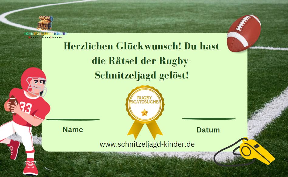 Rugby-Schnitzeljagd