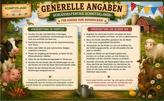 Bauernhof -Schnitzeljagd- für- Kinder