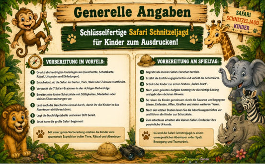 Safari Schnitzeljagd