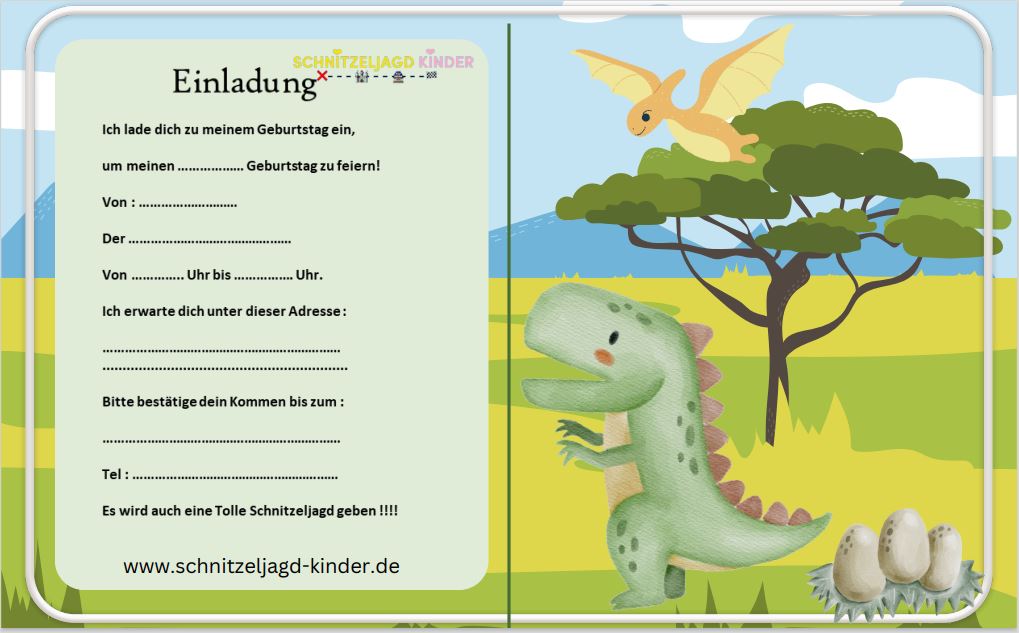 DINO-SCHNITZELJAGD