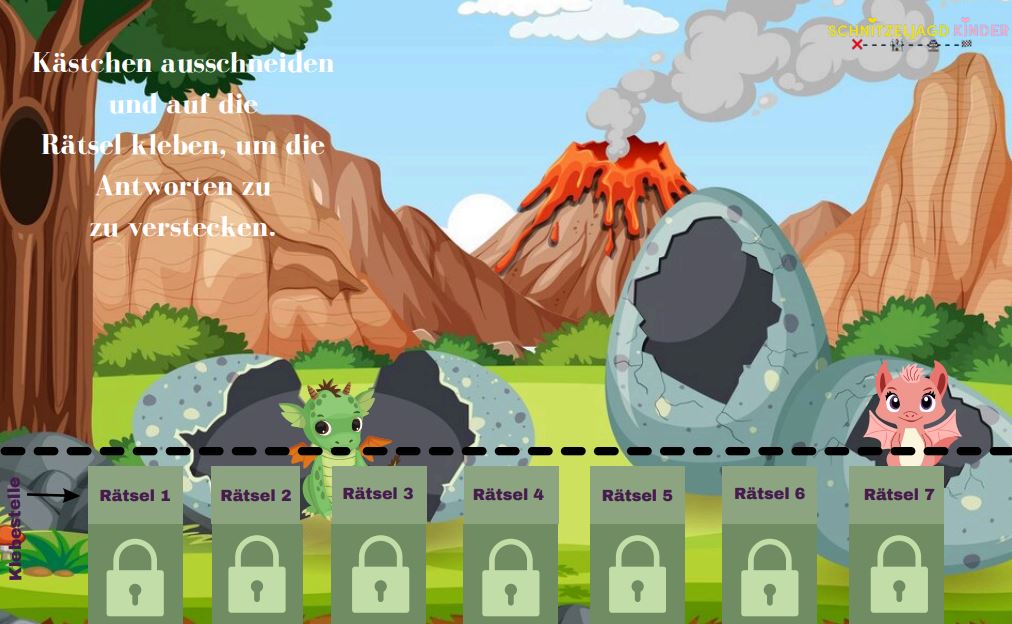 Drachen-schatzsuche