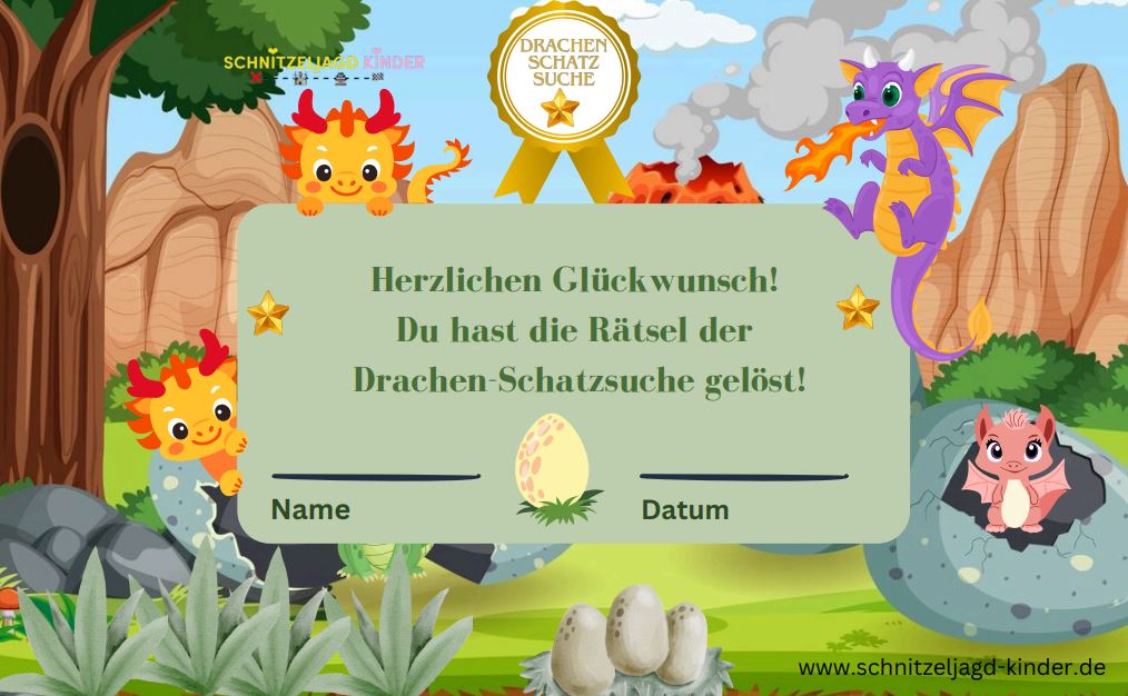 Drachen-schatzsuche