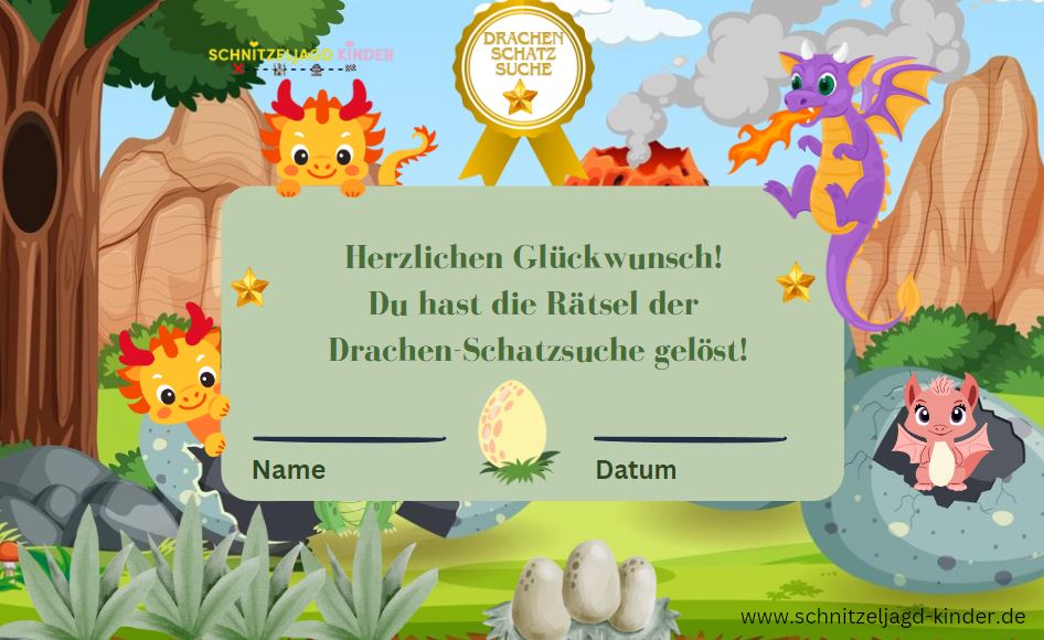 Drachen-schatzsuche