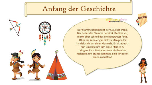 indianer-schnitzeljagd