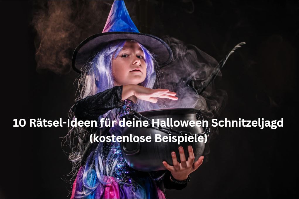 Kostenlose Rätsel-Vorlagen für deine Halloween Schnitzeljagd