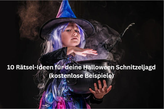 Kostenlose Rätsel-Vorlagen für deine Halloween Schnitzeljagd