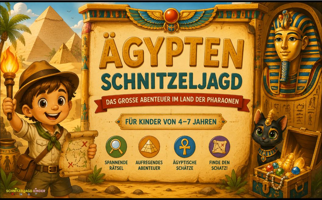 Ägypten Schatzsuche für kleine Entdecker