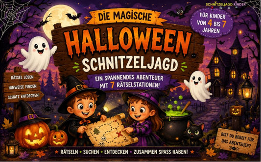 Halloween Schnitzeljagd für Kinder 2026-2027