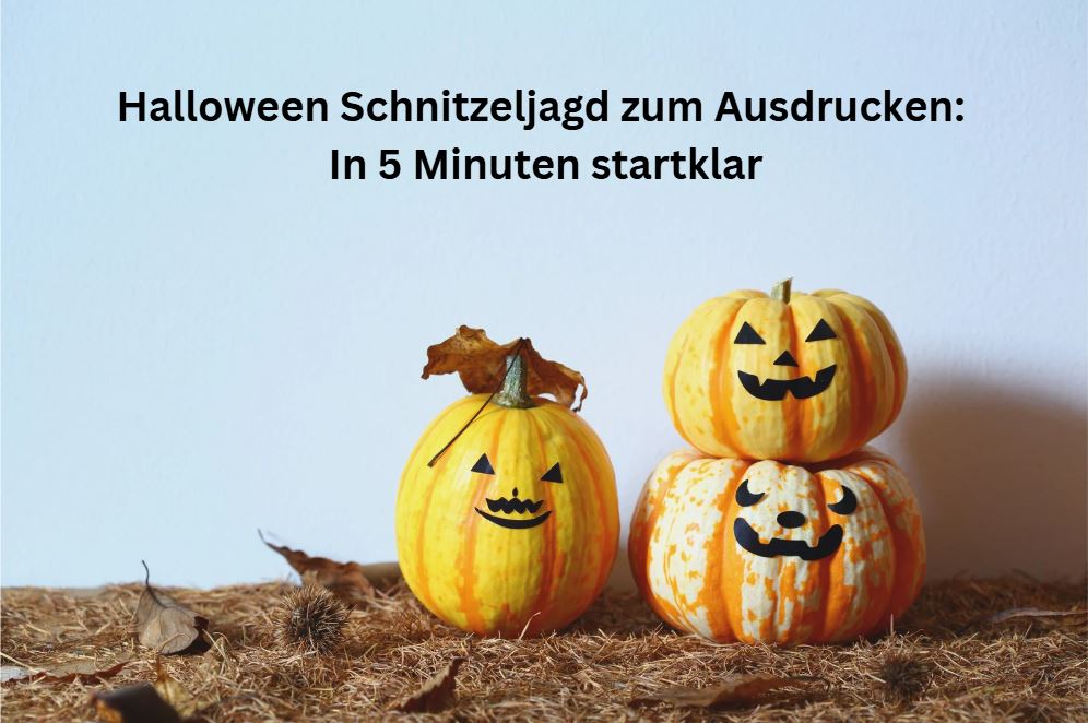 Last-Minute Ideen für Halloween Spiele zum Drucken