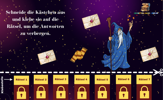 🧙 Harry Potter Schnitzeljagd PDF zum Ausdrucken: Die ultimative Anleitung für Kinder ab 7 Jahren