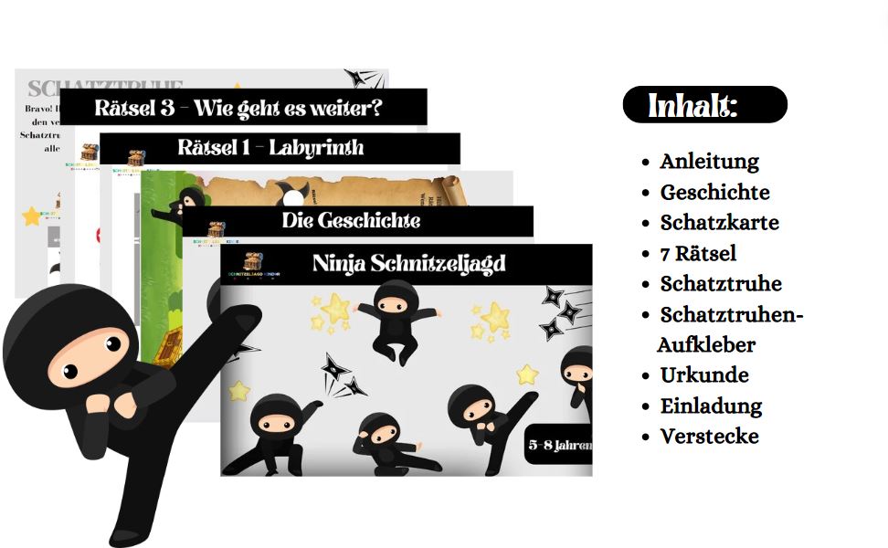 Ninja- Schnitzeljagd