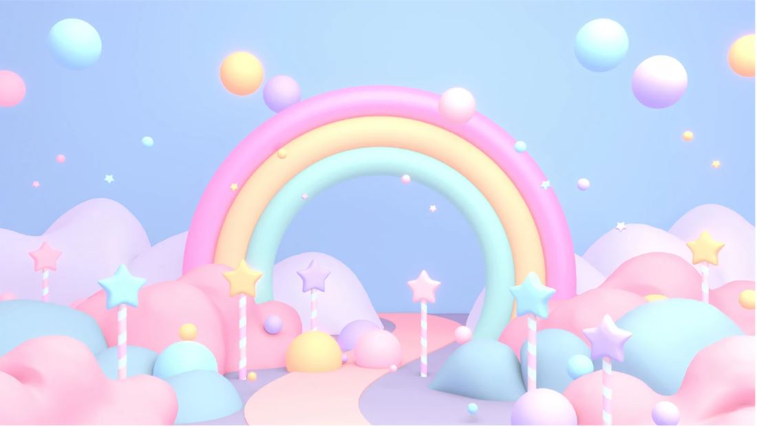 Regenbogen-Windspiele- basteln- mit- Kindern