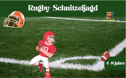 Rugby -Party- Rugby -Schnitzeljagd- Für- Kinder