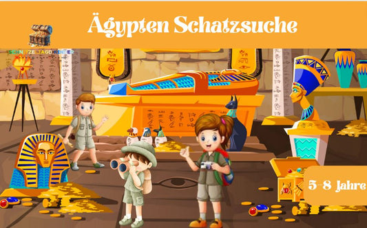 Fertige Ägypten Schnitzeljagd PDF: 🏺 Kinderleicht Ausdrucken & Sofort Losspielen – Komplettes Geburtstags-Paket