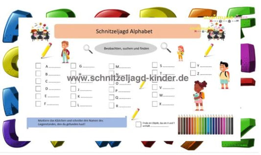 Verschlüsseltes- Alphabet