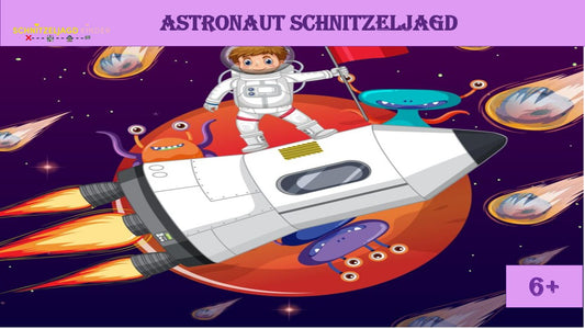 Astronaut- im- Weltraum Party- Astronaut- im- Weltraum -Schnitzeljagd -Für- Kinder