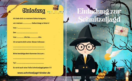 Zauberhafte -Einladungstexte -für -Kindergeburtstage
