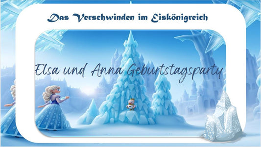 Eiskönigin- party- Eiskönigin- schnitzeljagd -für -kinder