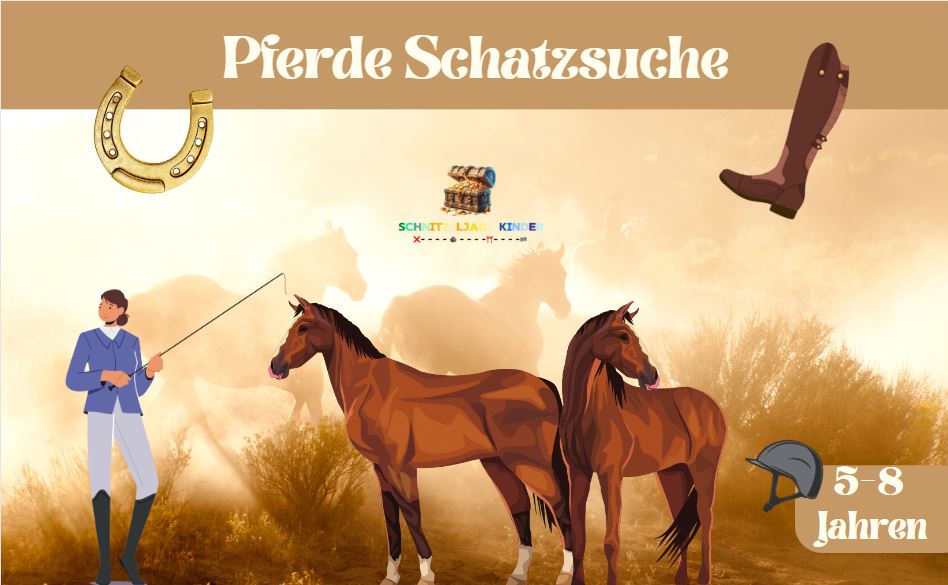 Pferde-Schnitzeljagd -für- Kinder -zum -Ausdrucken