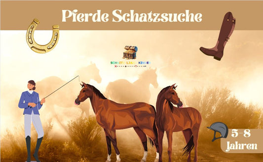 Pferde-Schnitzeljagd -für- Kinder -zum -Ausdrucken