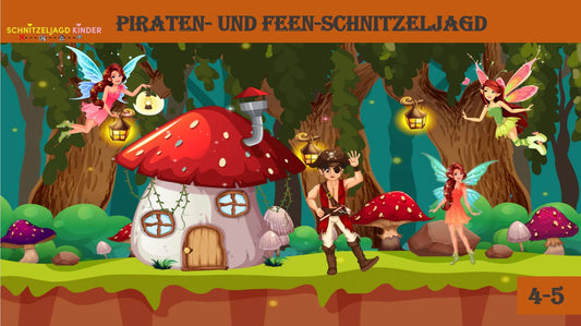Piraten- und Feen party- Piraten- und Feen schnitzeljagd für kinder