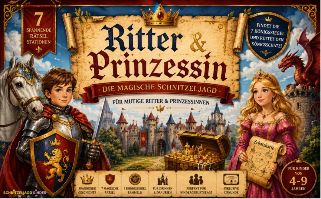 Ritter-und -Prinzessin- Schnitzeljagd