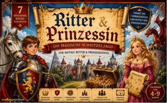 Ritter-und -Prinzessin- Schnitzeljagd