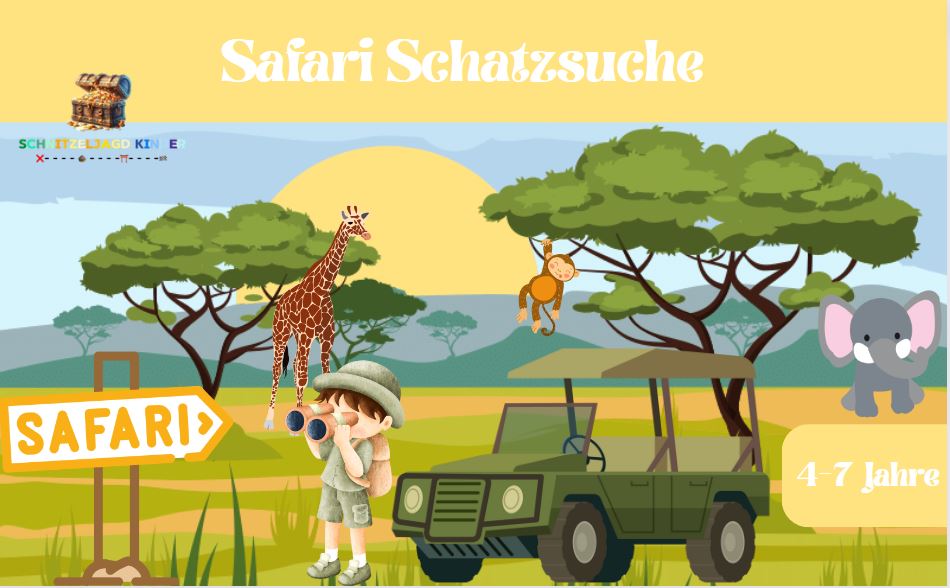 Safari -Party- mit -Safari -Schnitzeljagd -Für -Kinder