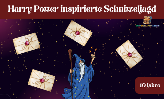Magische Zeitreise-Mission – Harry Potter inspirierte Schnitzeljagd für 10-Jährige | Druckfertige PDF-Aufgaben