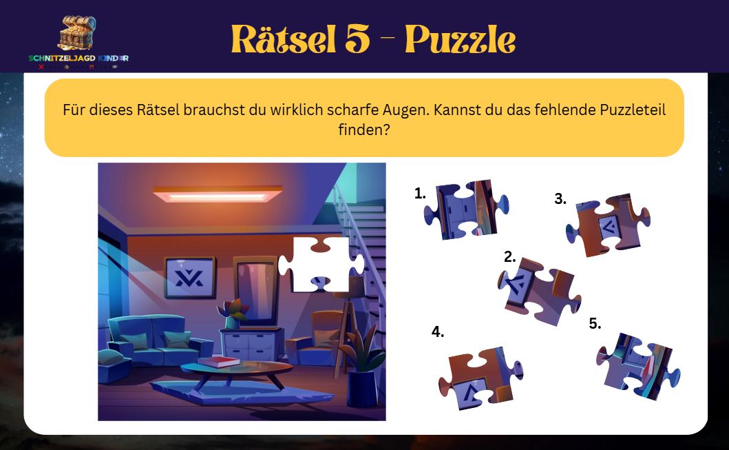 Schnitzeljagd im Dunkeln