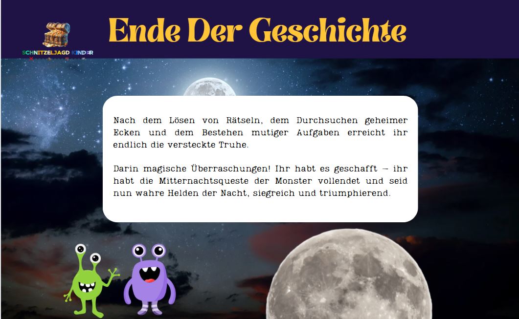 Schnitzeljagd im Dunkeln