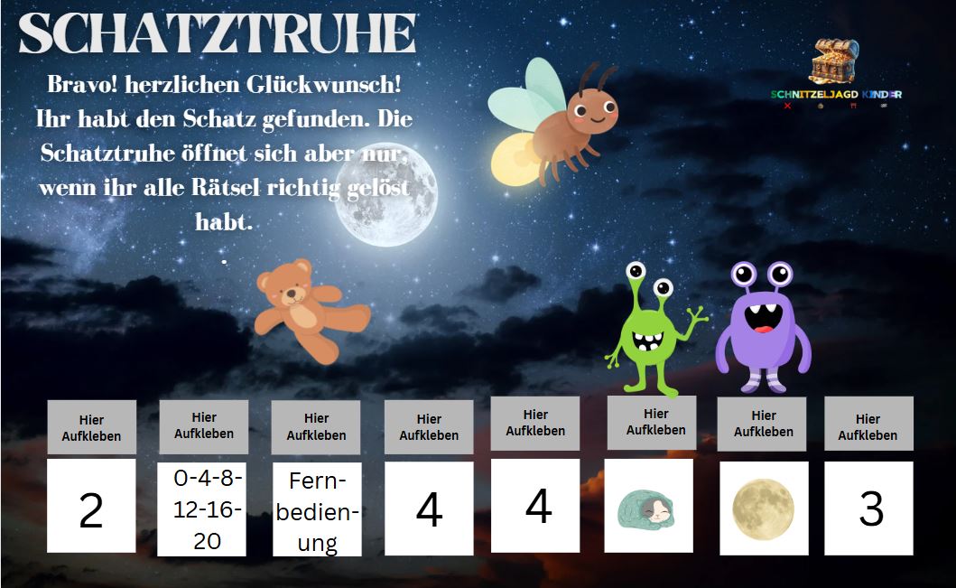 Schnitzeljagd im Dunkeln