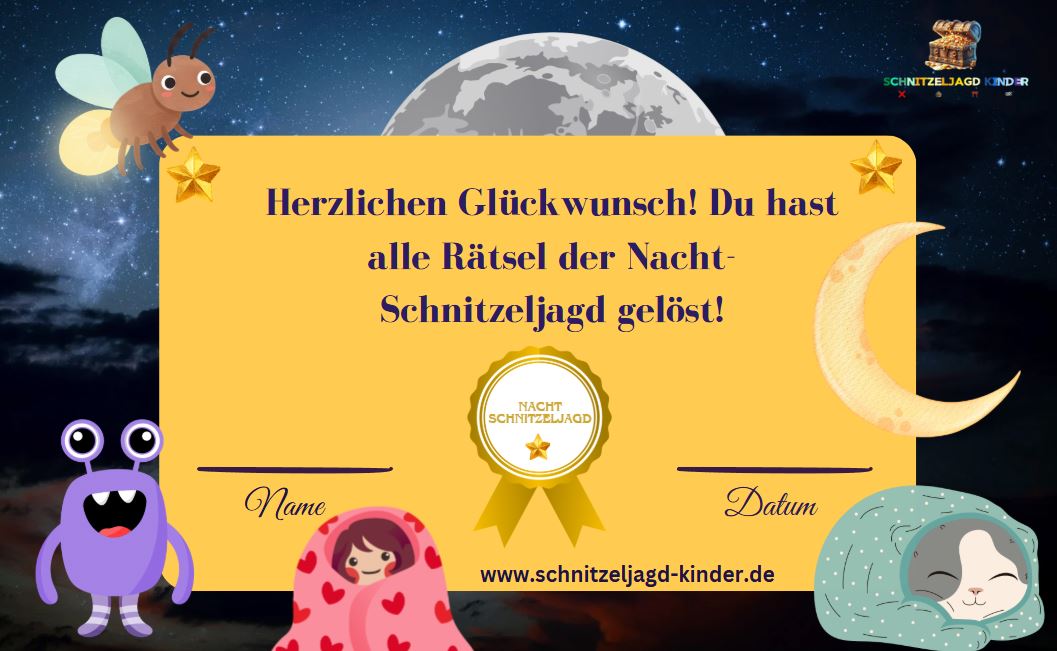 Schnitzeljagd im Dunkeln