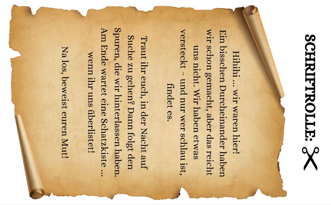 Schnitzeljagd im Dunkeln