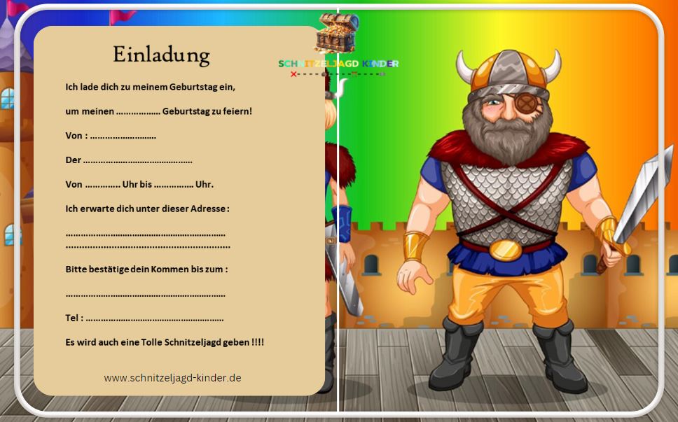 Wikinger-Schnitzeljagd