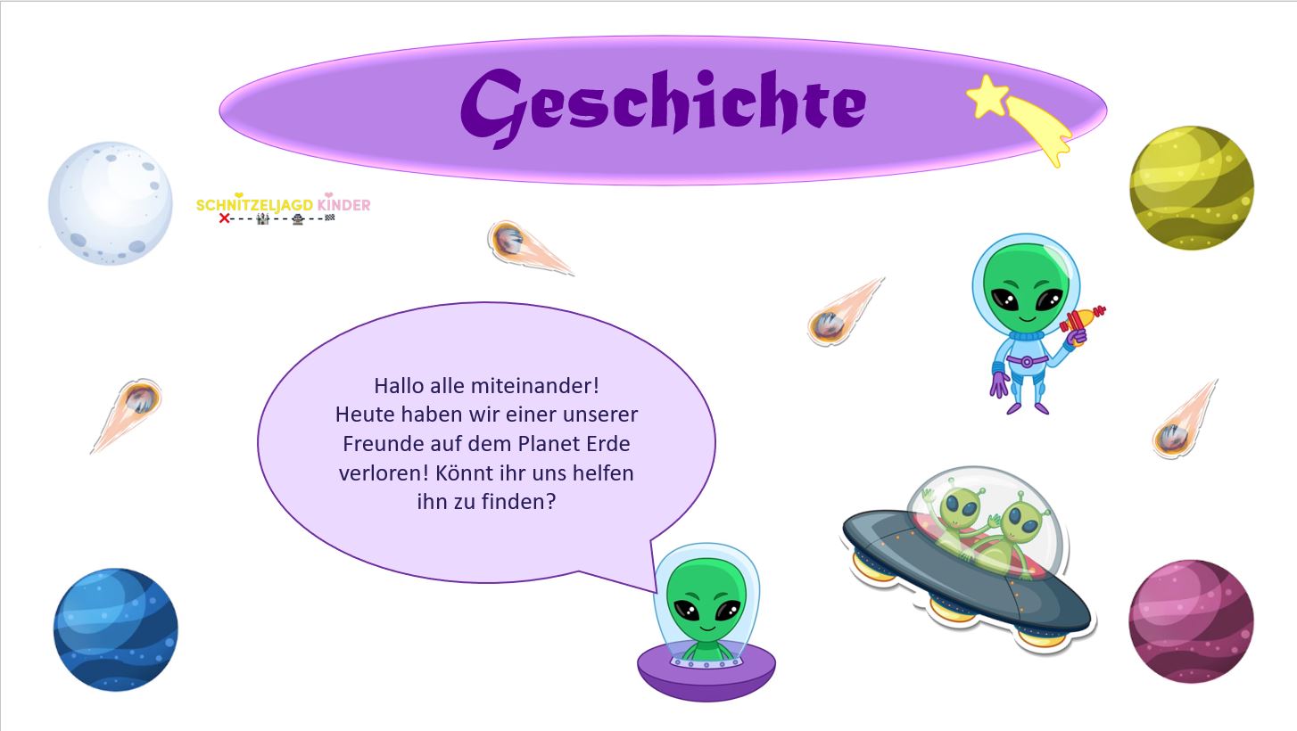 Alien-Schatzsuche: Rettungsmission auf der Erde ab 8 Jahren