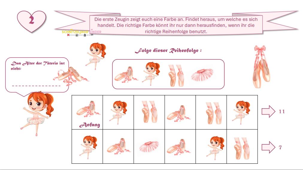 Ballerina-Schatzsuche
