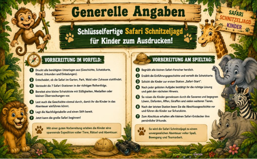 Safari Schnitzeljagd