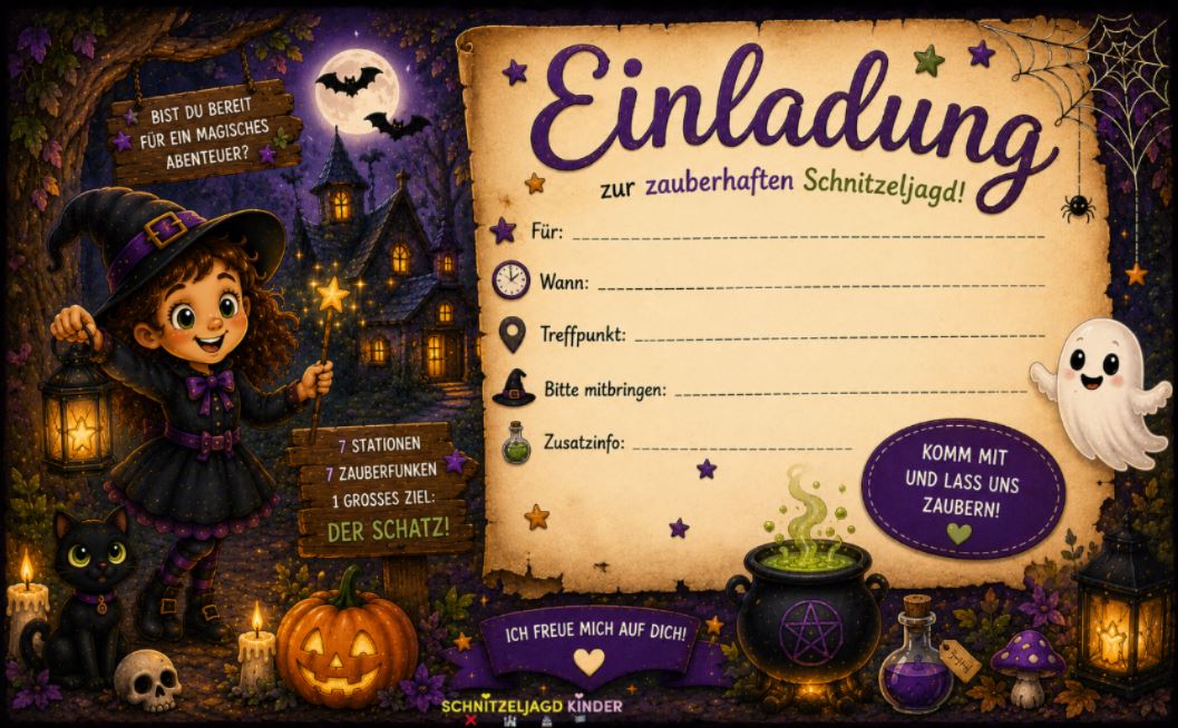 HALLOWEEN-SCHNITZELJAGD
