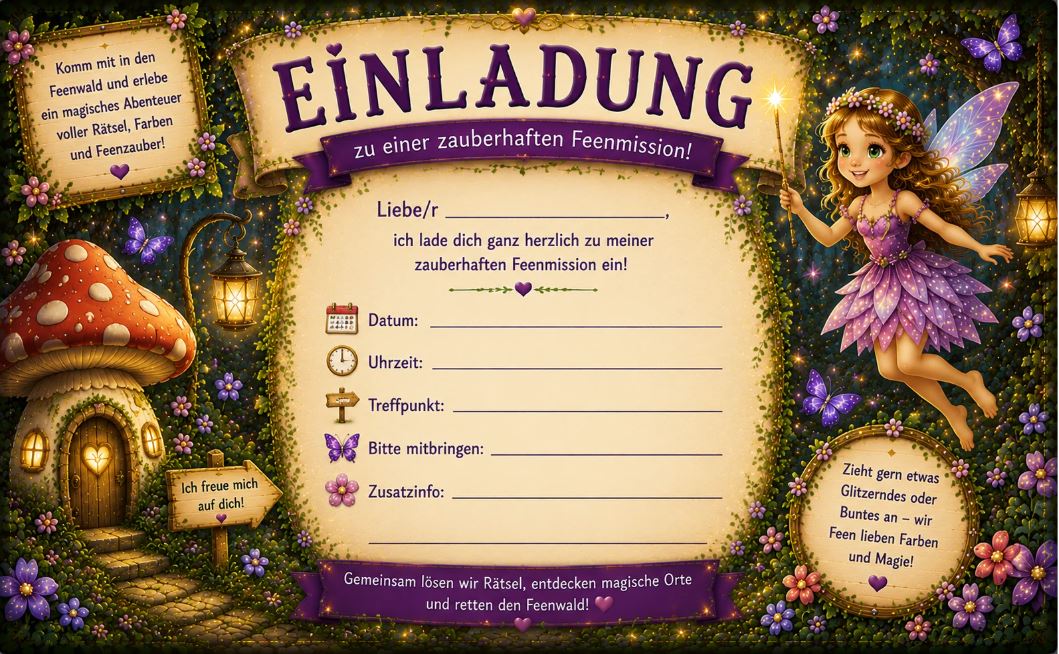 waldfeen-schnitzeljagd