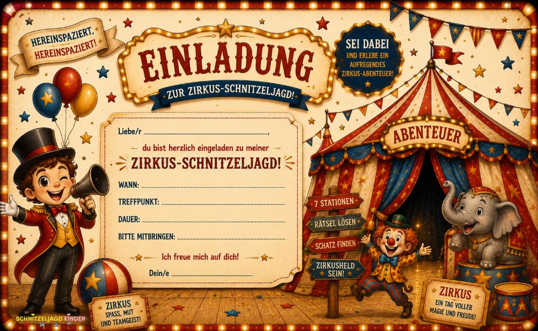 zirkus-schatzsuche