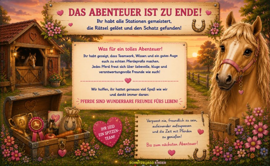 pferde-schnitzeljagd-kinder