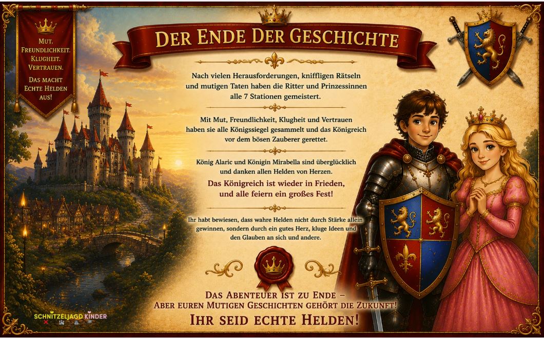 Ritter - Prinzessin- Schatzsuche