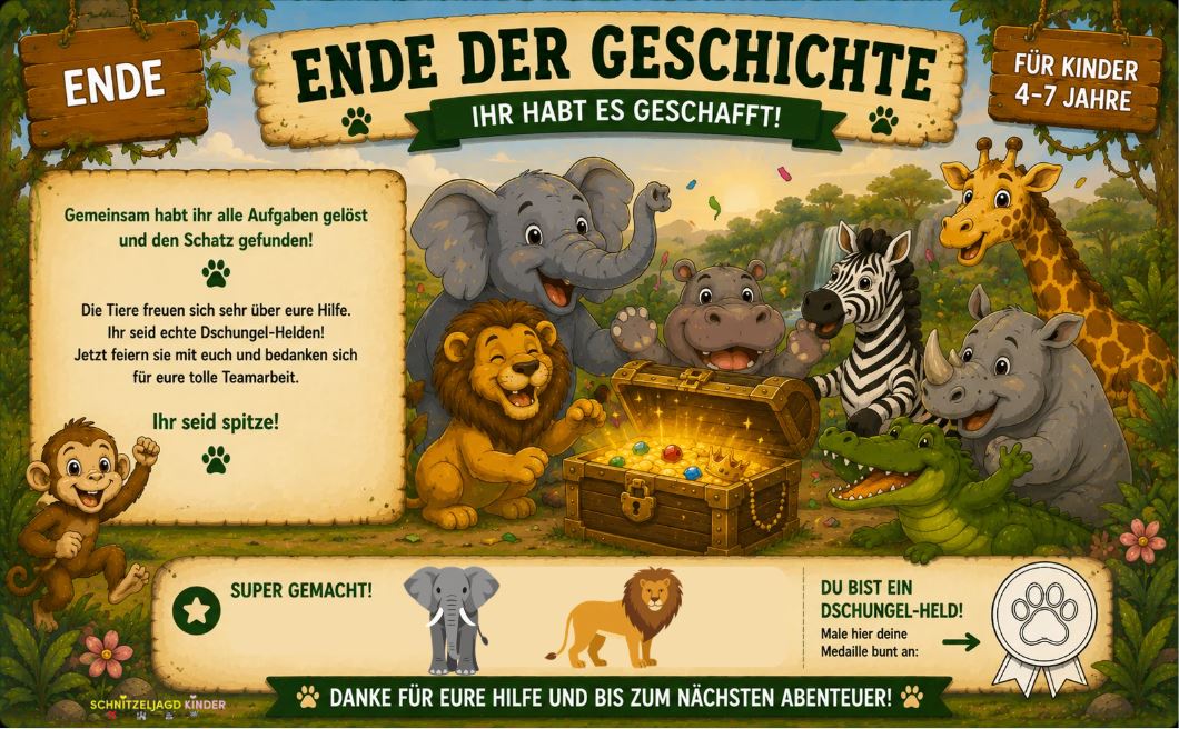 Safari Schnitzeljagd