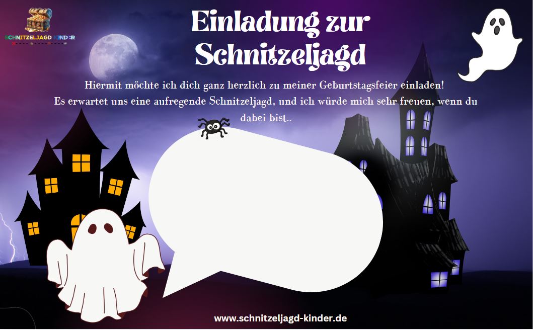 geisterhaus schnitzeljagd